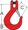 Крюк с вилочным соединением -15,0 т (22мм)